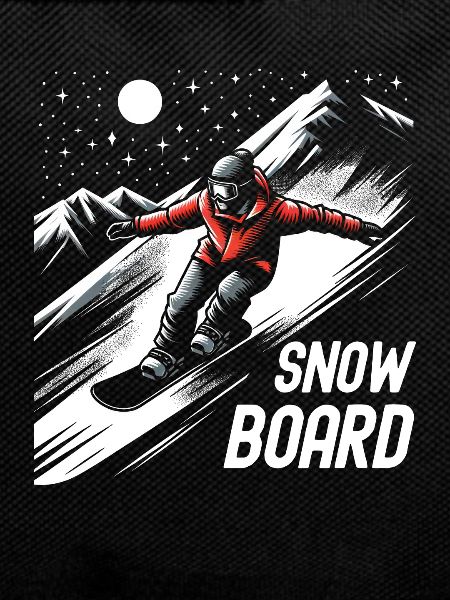 Snowboard Snowboarder Snowboarding Starry Sky