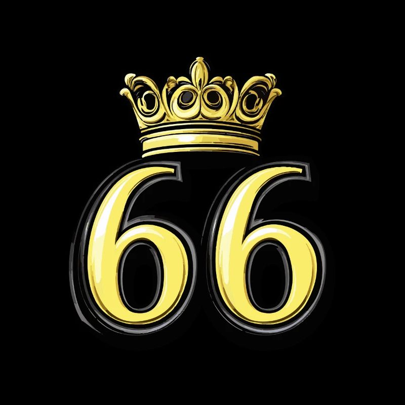 66 Zahl Krone