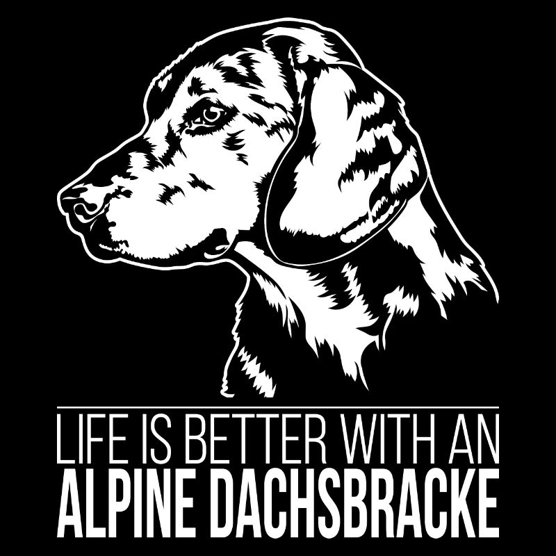 ALPINE DACHSBRACKE life is better Hunde Wilsigns