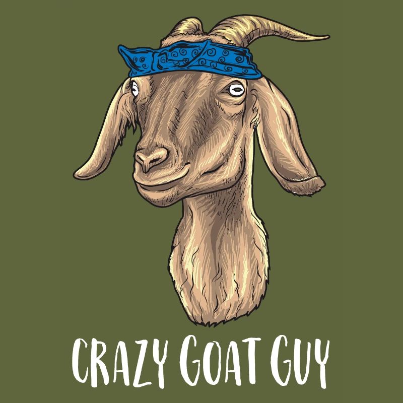 Crazy goat man
