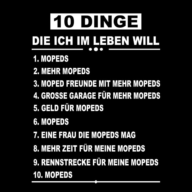 Moped Mopedfahrer Mofa Motorrad Zweirad Geschenk
