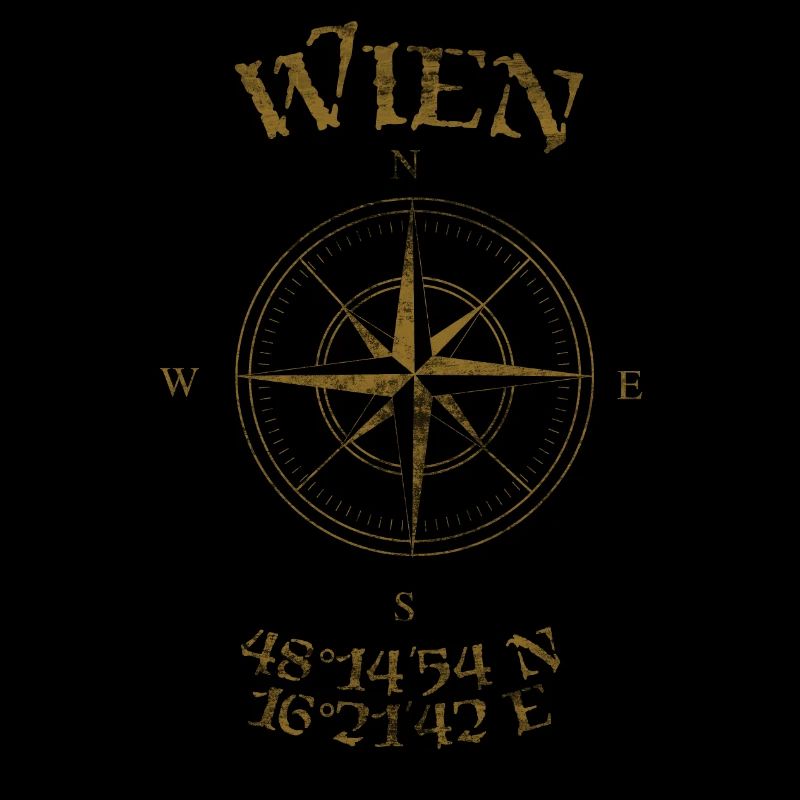 Compass GPS coordinates Vienna