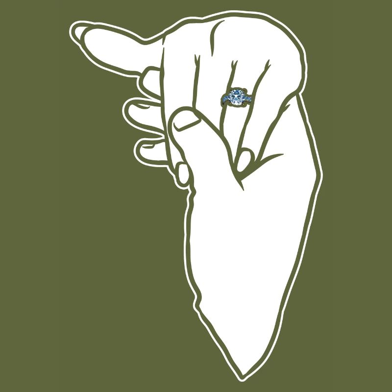 Engagement Wedding Ring Hand