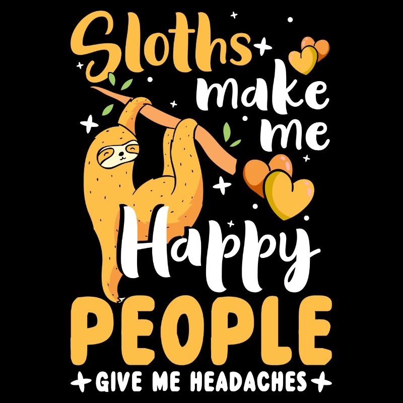 Sloth sleep cute