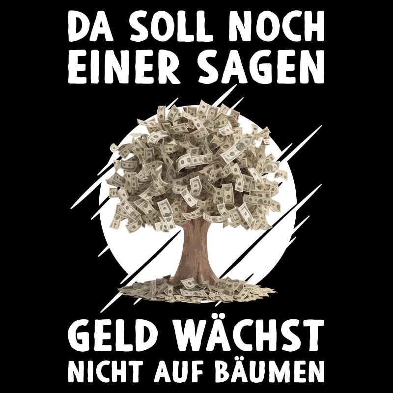 Geldbaum Reichtum Geld Bäume Moneten Scheine
