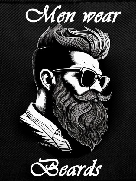 Men wear beards white