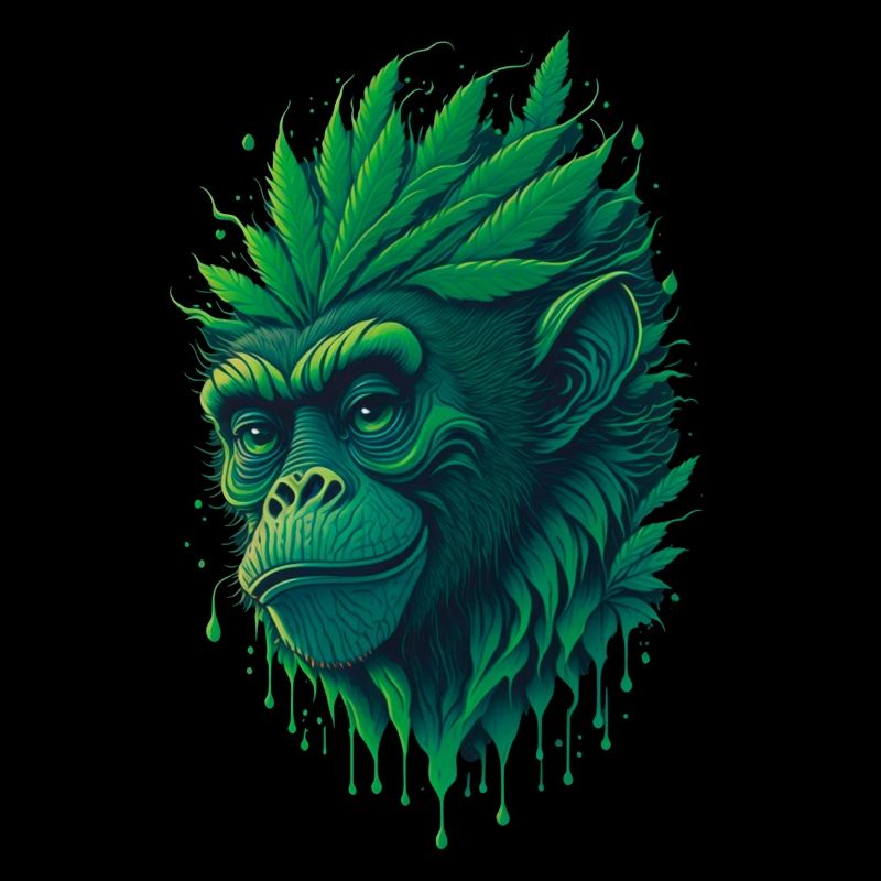 Cannabis Affe Unser Cannabis-affiger Style