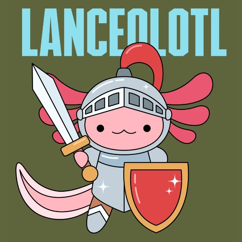 Lanceolotl Pun Design for Axolotl Lovers