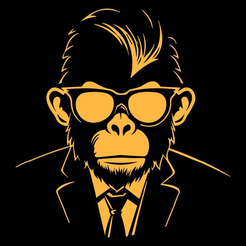 Stylish Monkey wearing Sunglasses