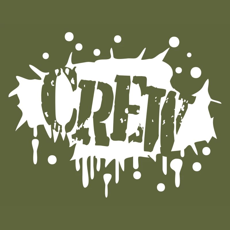 Crew Graffiti Spray Stamp Drop Équipe Amis