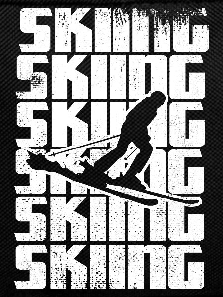 Funny skier