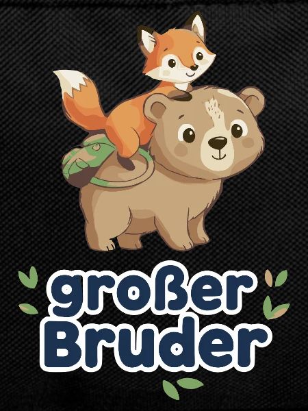 Big Brother Bear & Fox Sibling Shirt
