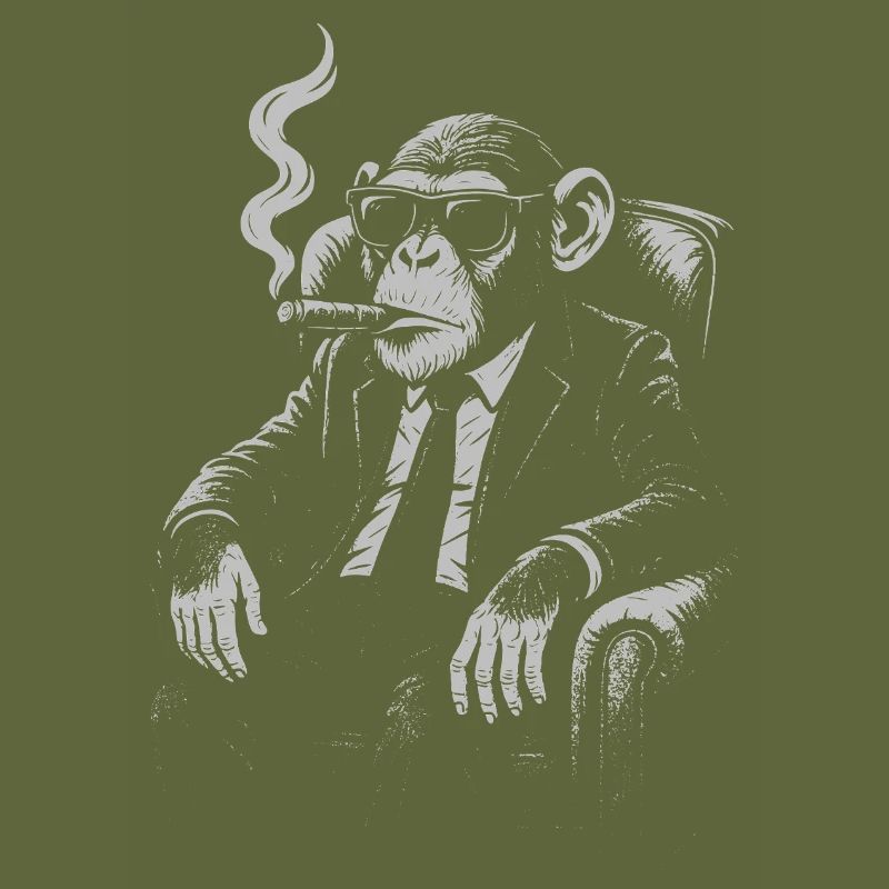 Cigar Ape in Suit