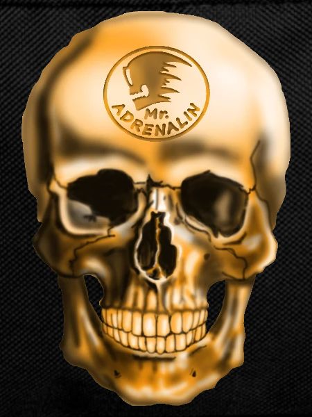 Skull with Adrenaline Emblem