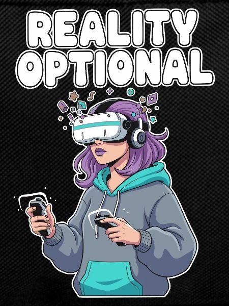Reality Optional VR Gamerin