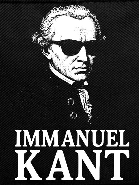 Aufklärung Immanuel Kant Silhouette
