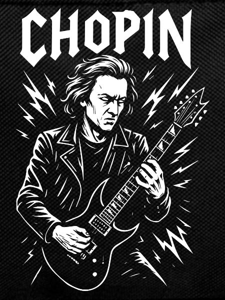 Chopin Electric Guitar Portrait