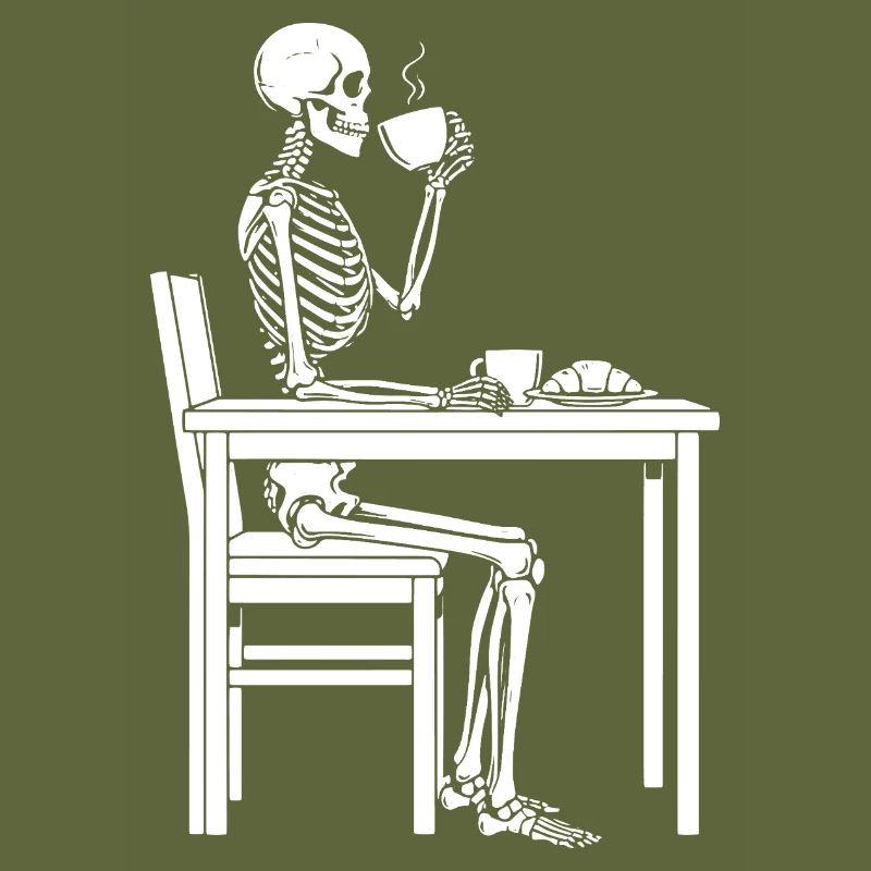 Pause café Skeleton