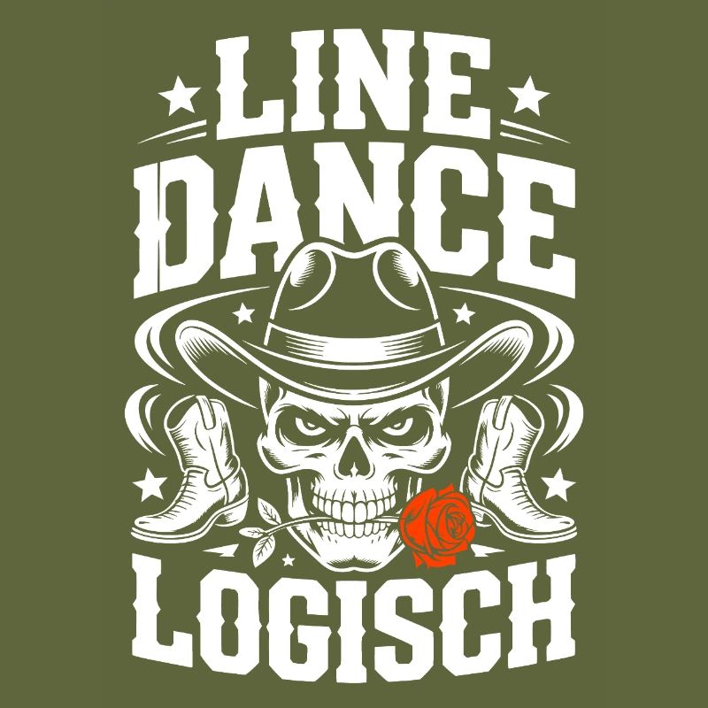 Line Dance Logical Skull