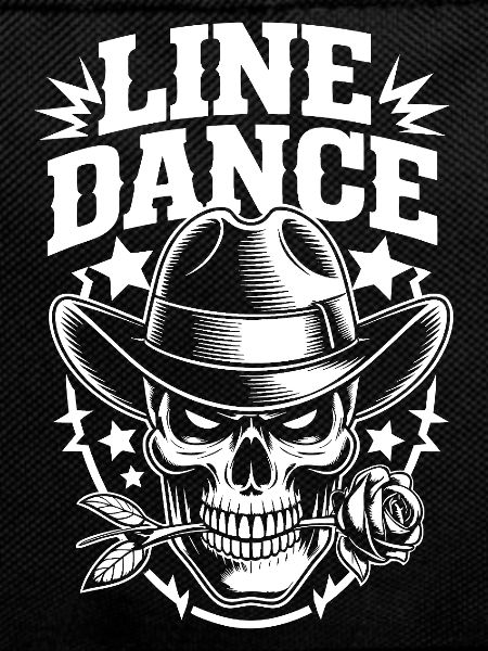 Line Dance Schädel Cowboy