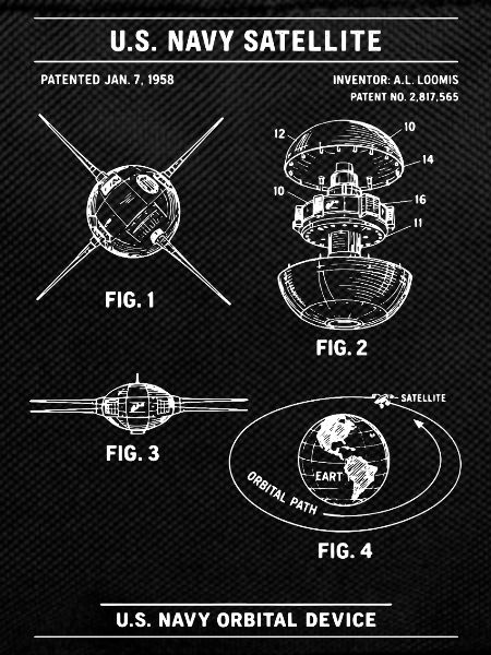 Navy Satellite Blueprint Diagram