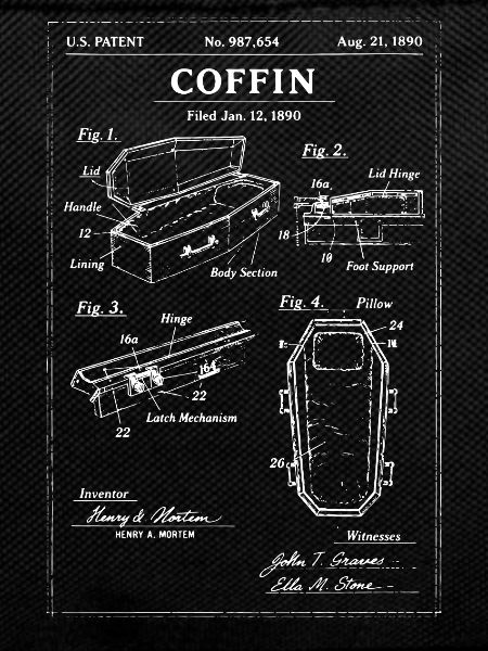 Coffin Blueprint Patent