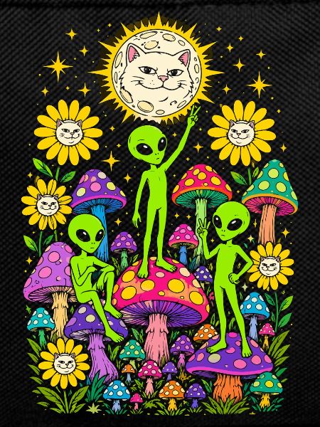 Aliens et Champignons Arcenciel