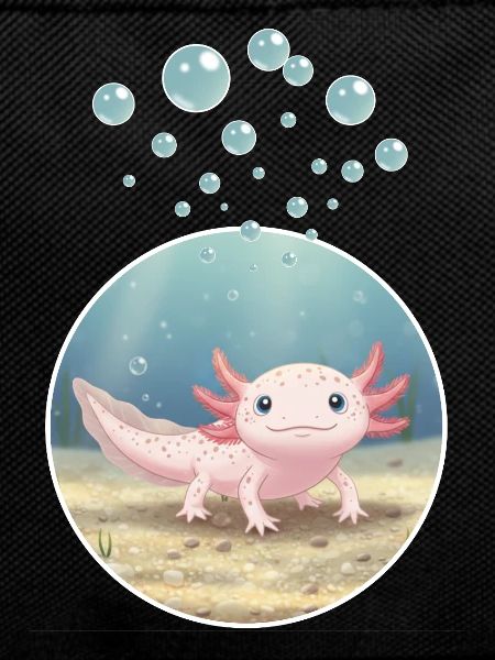 T-shirt design "Axolotl"