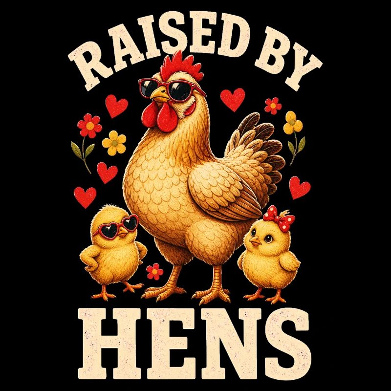 RAISED BY HENS