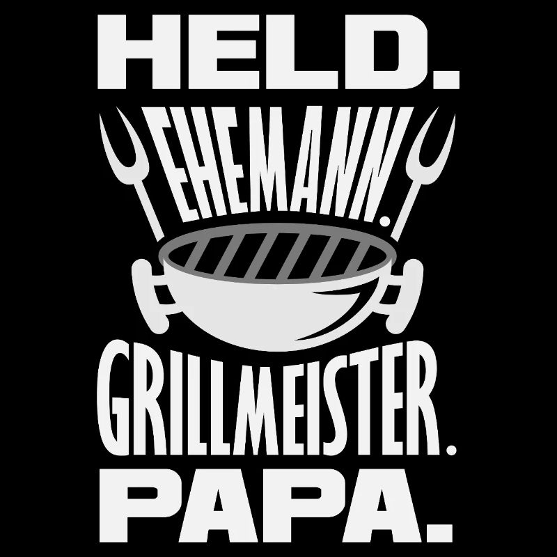 Held Ehemann Papa Lustiger Vater Grillen Bbq