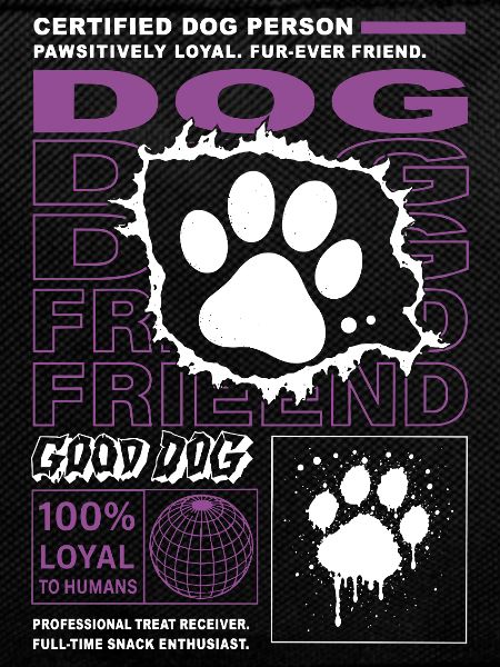 Certified Dog Person Graphic Design