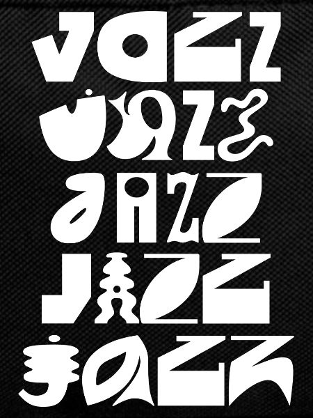 Jazz Typography Burst