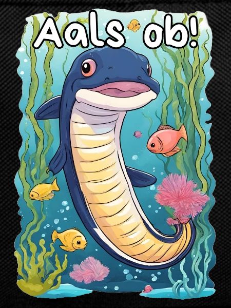 Eel Saying Cartoonstyle - Aals if!
