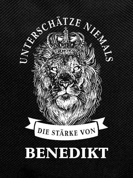 Benedikt Geschenk Name Löwe
