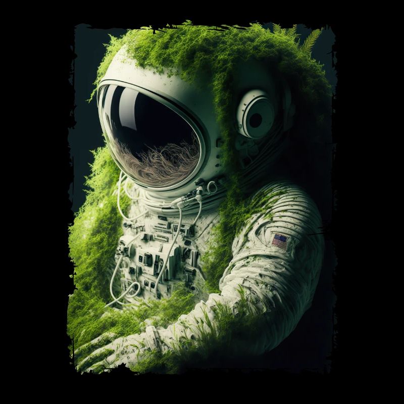 Astronaut grass overgrown