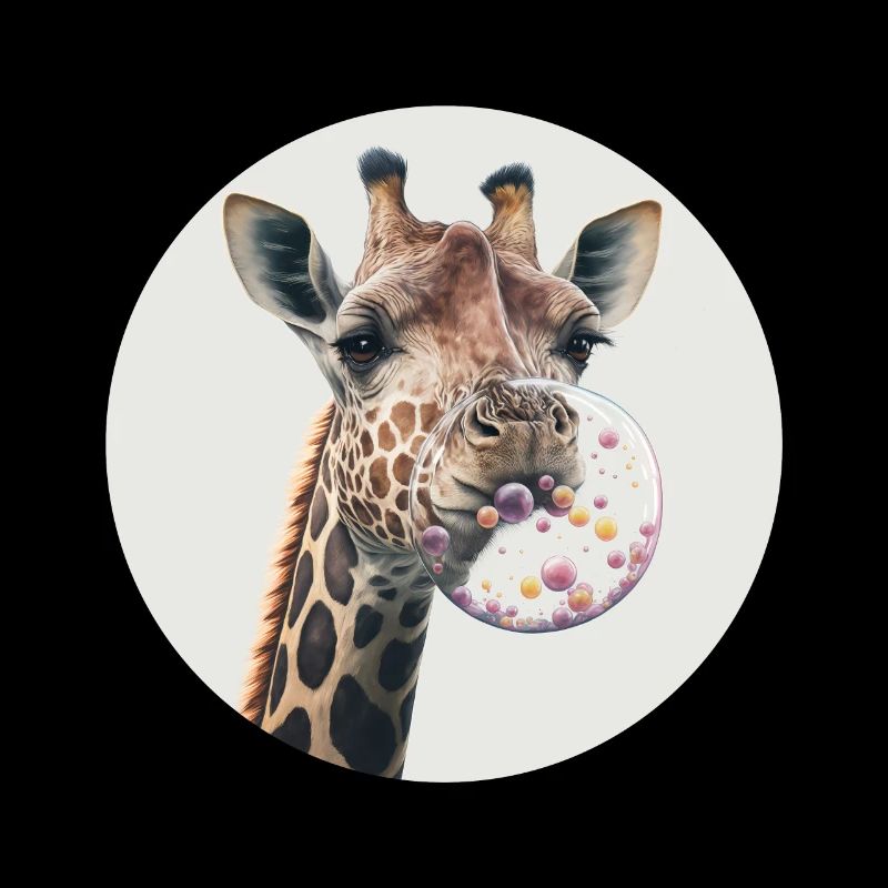 Giraffe Chewing Gum Bladder