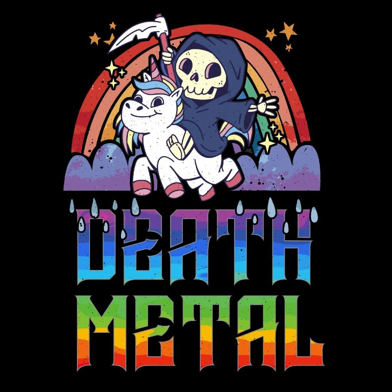 Death Metal & Einhorn Regenbogen