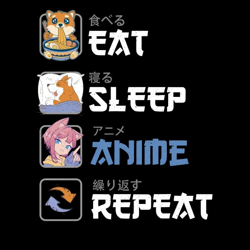 Eat Sleep Anime Repeat
