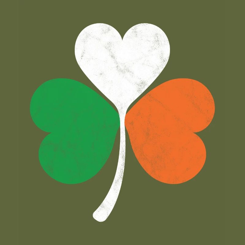 Trèfle du drapeau irlandais