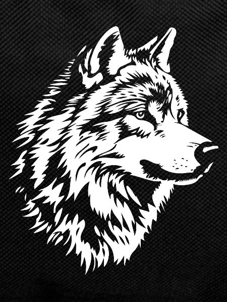 Visage de loup
