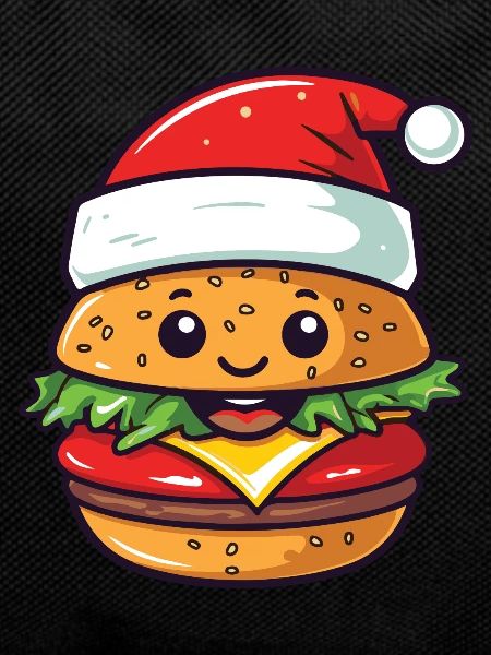 Burger Christmas Comic