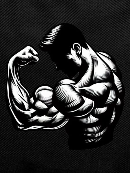 Flexing Biceps