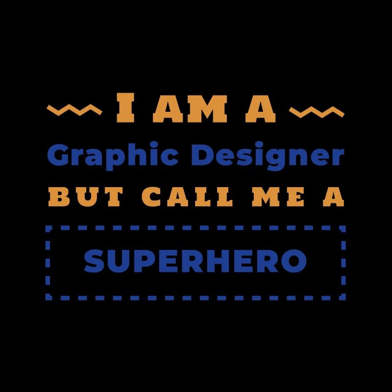 Je suis un designer graphique