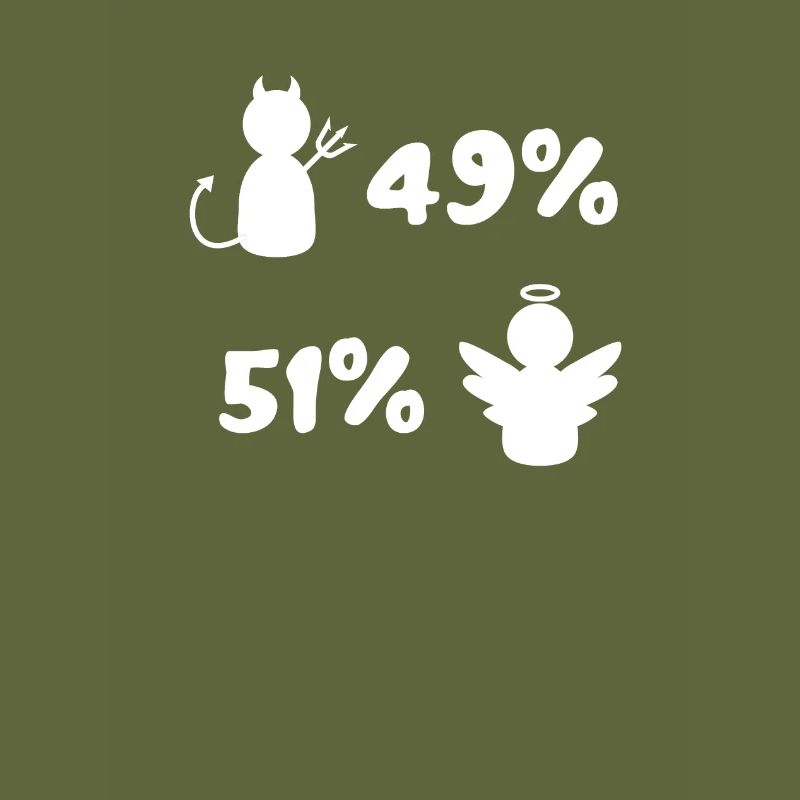 Angel Devil Funny Wild Sky Hell gift