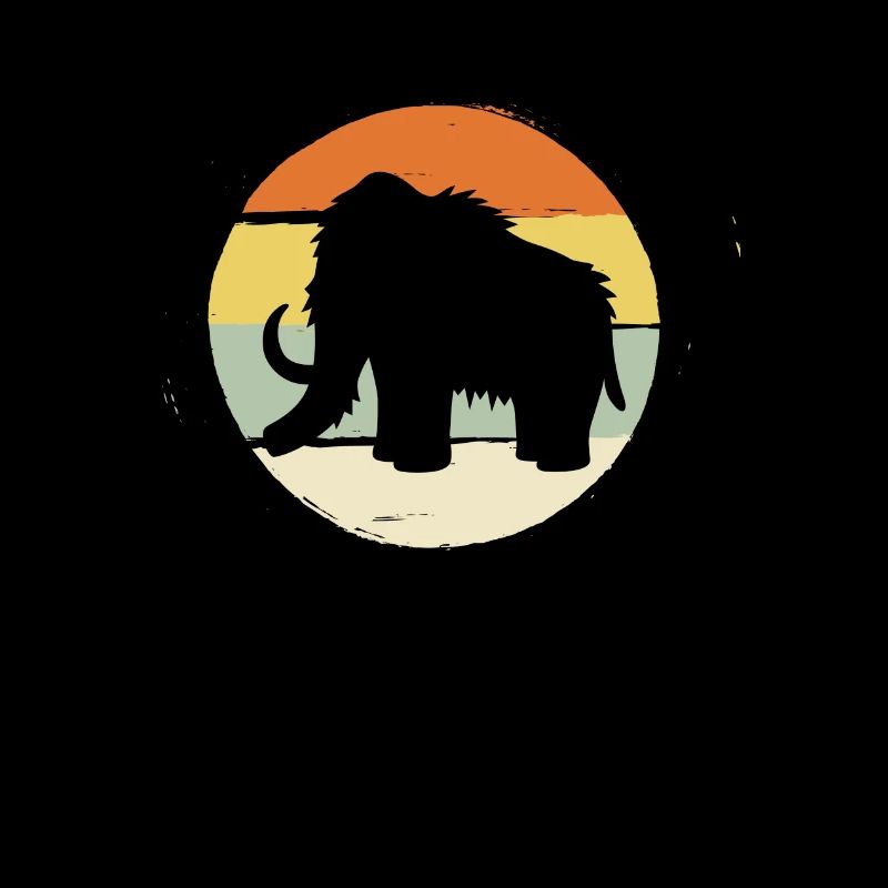 Mammut steinzeit urzeit rüssel stoßzähne geschenk