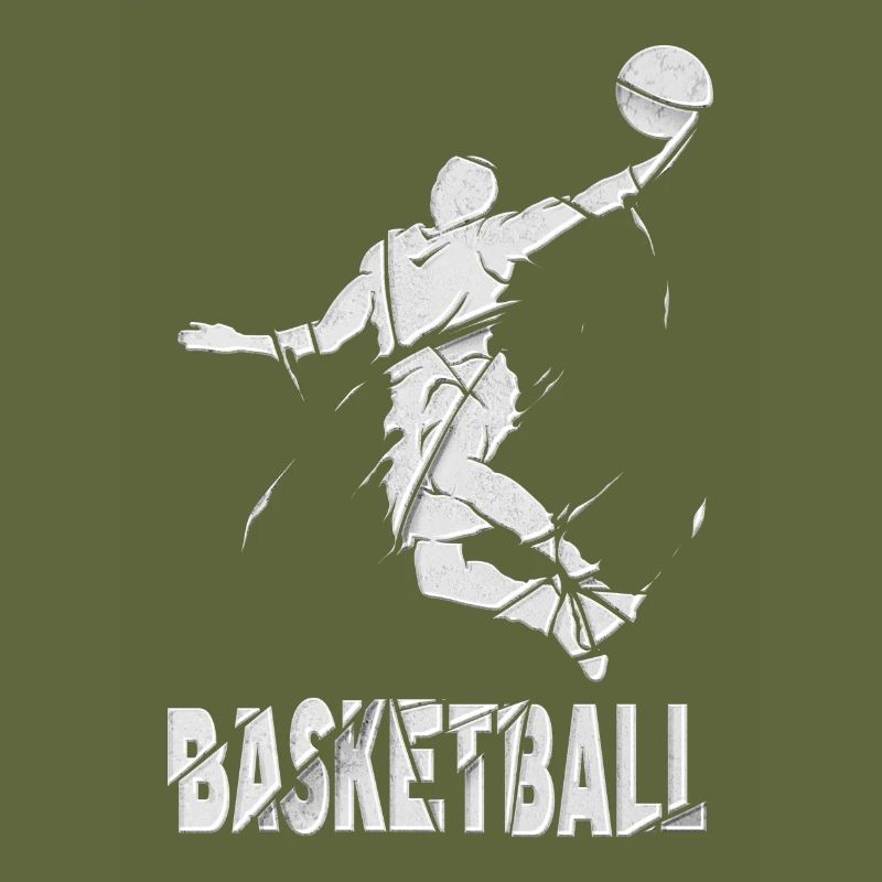 Basketteur Basketteur Dunking Broken Splash