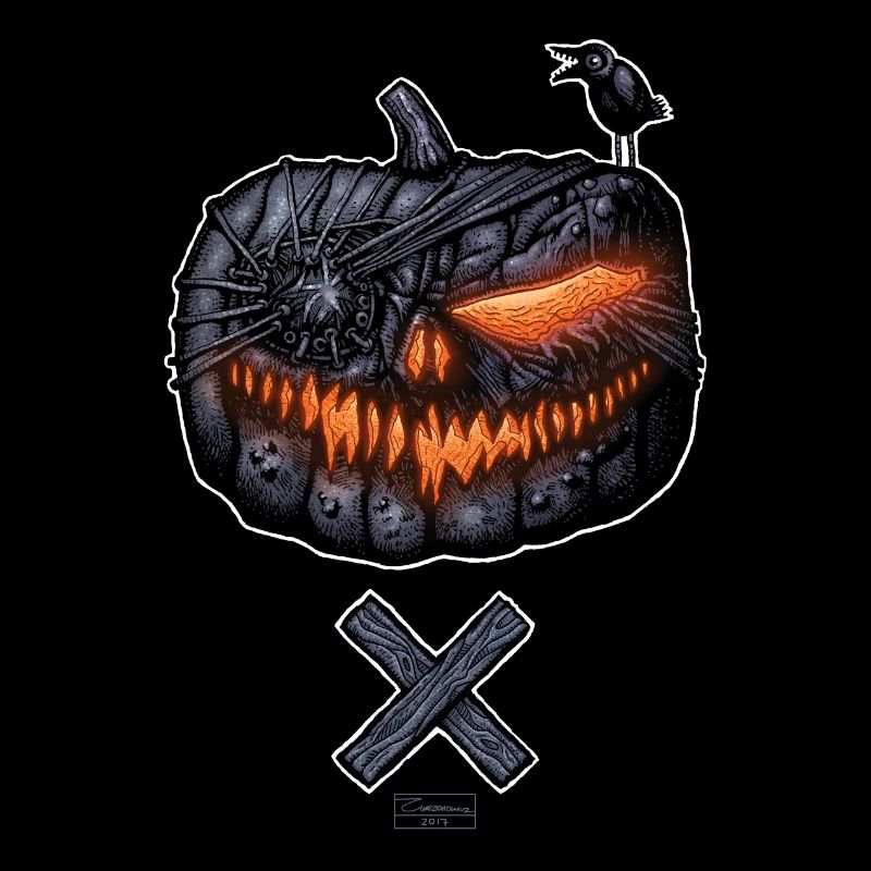 PUMPKINHEAD - HALLOWEEN KURBIS / SKULL
