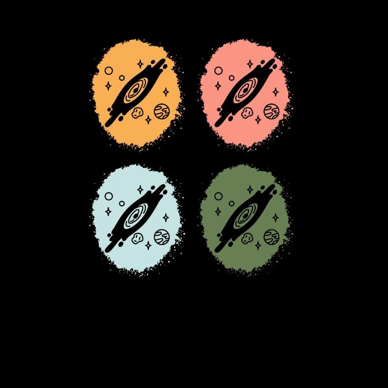 Space, Astronaut, Galaxy, Planets, Stars