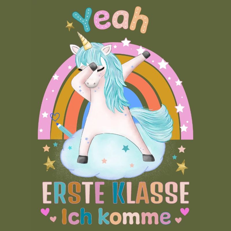 Schule, Erste Klasse mit Einhorn