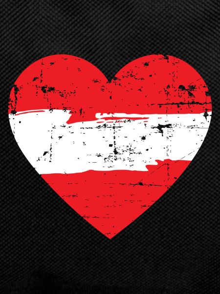 Austria Heart Flag